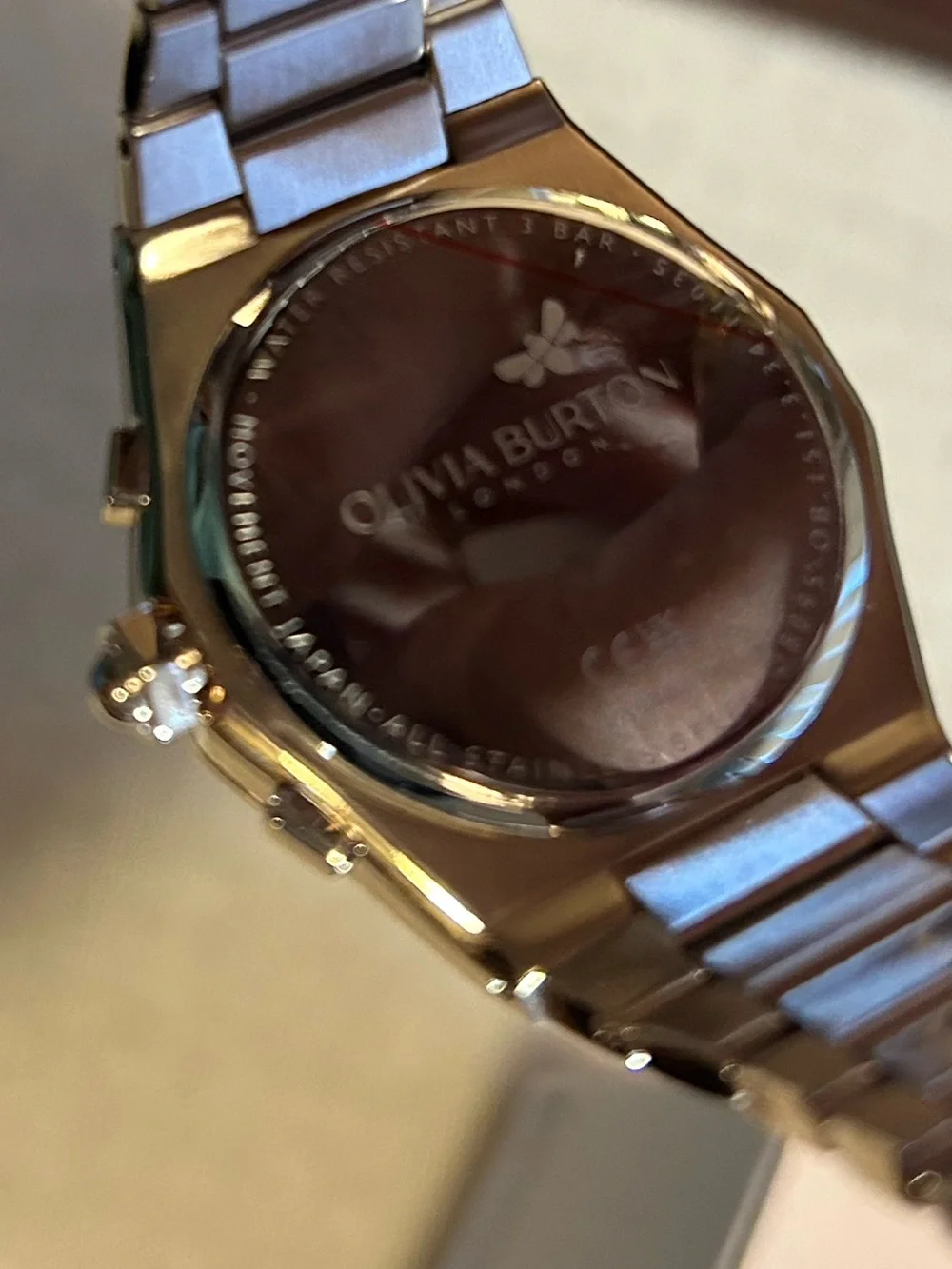 Olivia Burton MultiFunction RoseGold Watch With 38mm Chronograph Face